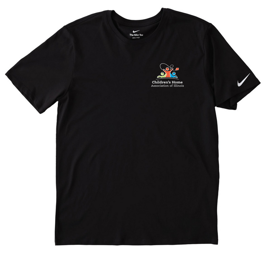 CHAIL Logo Professional Activewear&nbsp;, a Black Nike Dri-FIT Jersey Blend Performance Tee