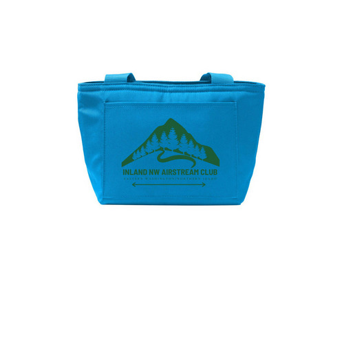 Don't leave camp without it, a Parcel Blue Insulated Lunch Tote