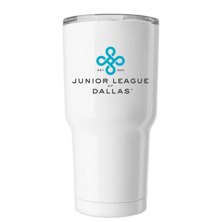 JLD Tumbler, a White Insulated Tumbler