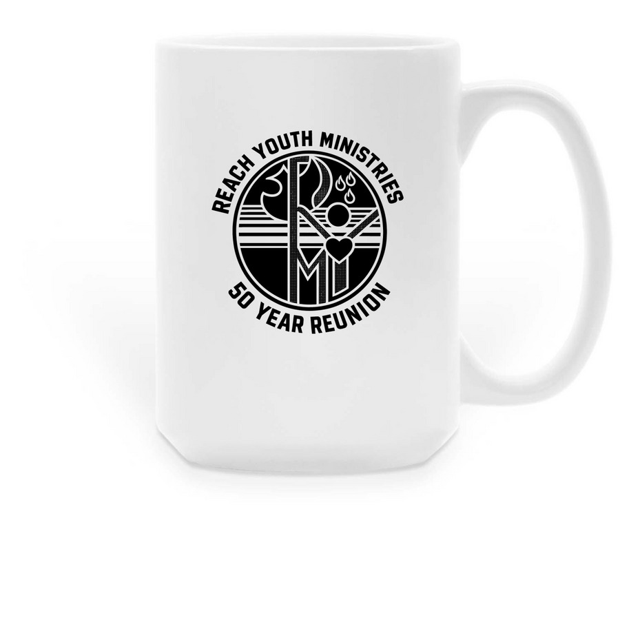 Reach Reunion Coffee Mug, a White Large Coffee Mug