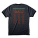 Smokey Joe's Cafe, a Dark Heather Grey/ Jet Black Cotton Ringer Tee (back-view)