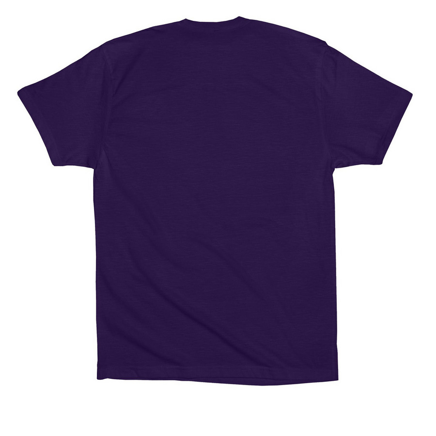 BFF Classic Logo Shirt (Dark Colors), a Team Purple Premium Cotton Tee (back-view)