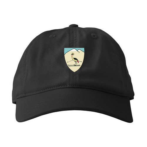 Trail Cap, a Black Printed Eco Baseball Cap