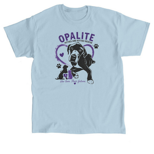 Opalite, a Light Blue Classic Unisex Tee