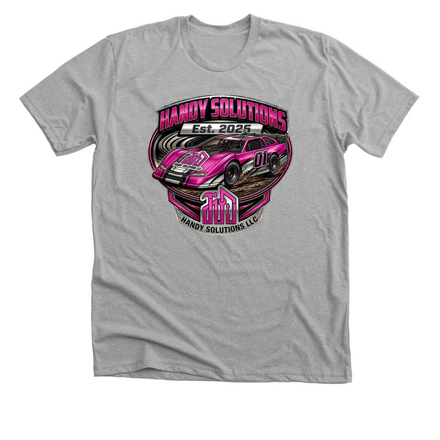 Handy Solutions #01, a Athletic Heather Premium Unisex Tee