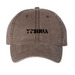 Yeshua Dad Cap, a Brown Printed Pigment Dye Baseball Cap