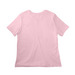 New Beginnings Bloom Here - Purple, a Pink Women?s Relaxed Cotton Tee (back-view)