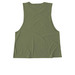 Radicalized by Basic Decency, a Olive You Green Allmade Eco Triblend Women?s Muscle Tank (back-view)