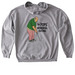 Sweatshirt, a Sport Grey Gildan Softstyle Pullover Hoodie (back-view)