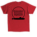 FRG Fundraiser - RED, a Red Classic Unisex Tee (back-view)