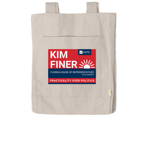 The Finer Campaign Tote, a Pumice Reclaimist Everywhere Tote Bag