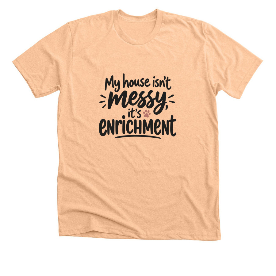 Enrichment, a Heather Peach Premium Unisex Tee