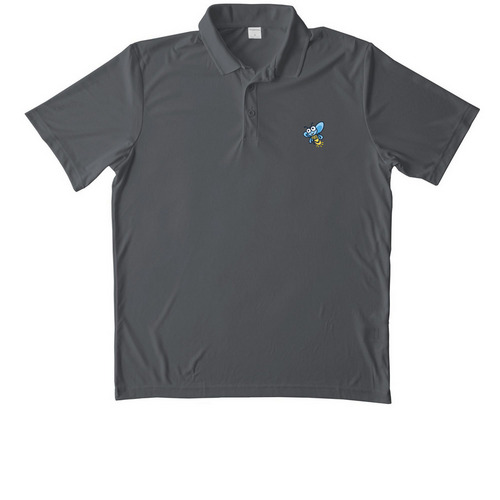 Firefly Polo, a Iron Grey Unisex Performance Polo
