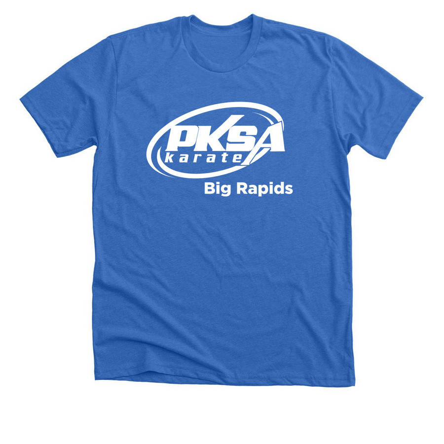2026 PKSA Karate Shirts & Tops, a Heather True Royal Premium Unisex Tee