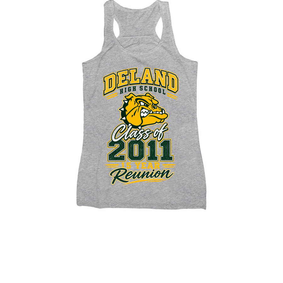 15 Year Reunion Shirt, a Athletic Heather Women's Racerback
