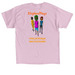 Orange Sarah's gang, a Light Pink Classic Unisex Tee (back-view)