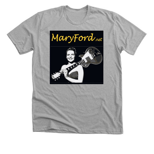MaryFord.net B/W, a Athletic Heather Premium Unisex Tee