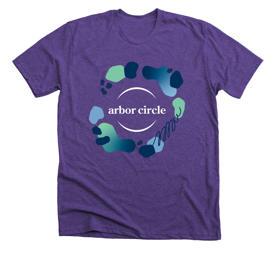 Spring Forward 2025, a Heather Team Purple Premium Unisex Tee