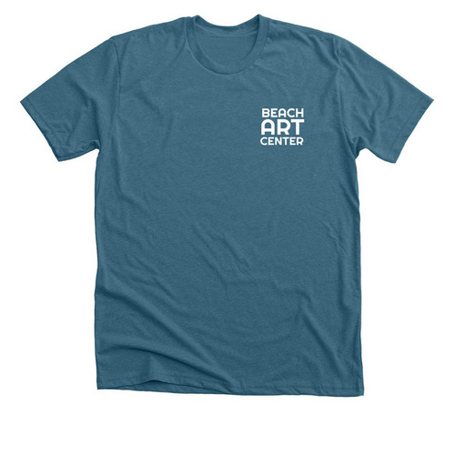 Beach Art Center - IRB, a Heather Deep Teal Premium Unisex Tee