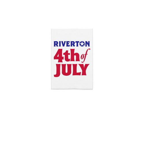 Yard Flags, a White 12" x 18" Yard Flag