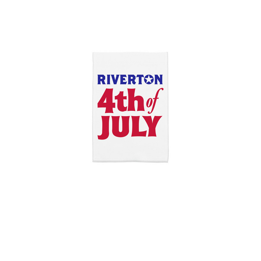 Yard Flags, a White 12" x 18" Yard Flag