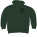Dad's Gear in Monochrome, a Alpine Green Midweight Pullover Hoodie
