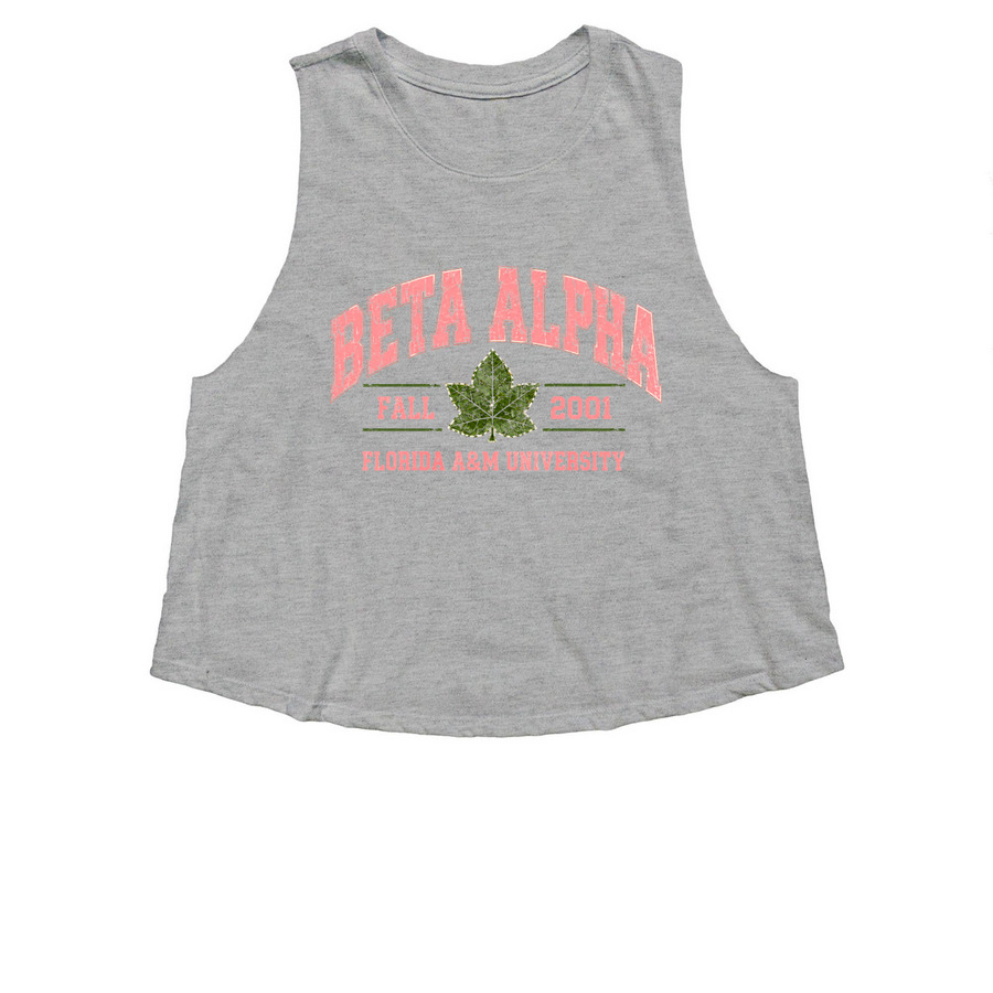 2026 Homecoming T Shirt, a Athletic Heather Women's Cropped Racerback Tank