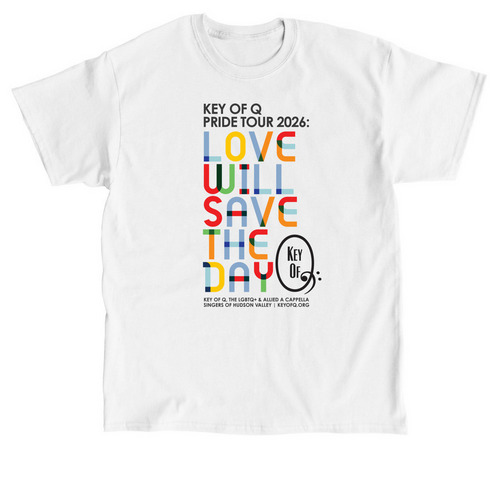 Pride 2026 Tour Tees, a White Classic Unisex Tee