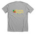 Keep it up cutie&nbsp;, a Athletic Heather Premium Unisex Tee (back-view)