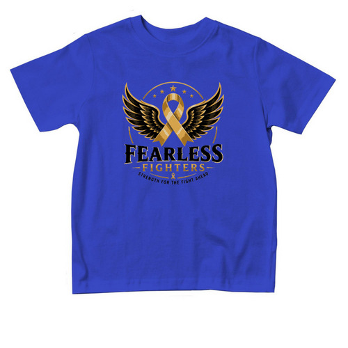 Fearless Fighters Toddlers, a Royal Blue Toddler Tee