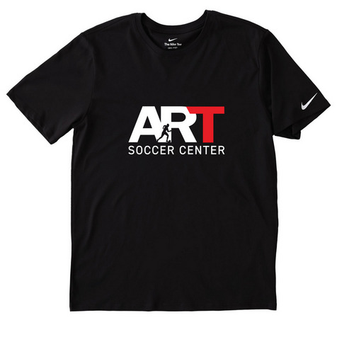 Nike Collection (White/Red Logo), a Black Nike Dri-FIT Jersey Blend Performance Tee