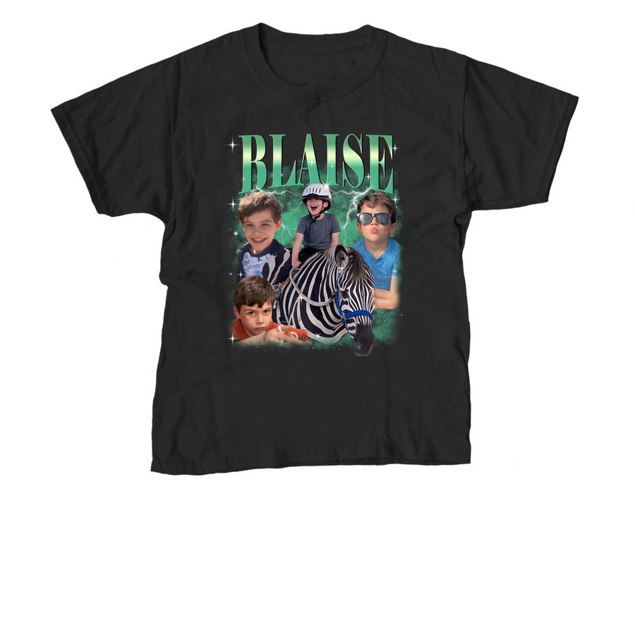 Blaise T-Shirt Fundraiser, a Black Youth Unisex Tee