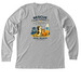 Rescue is My Favorite Breed Beach Long Sleeve, a Athletic Heather Premium Long Sleeve Tee (back-view)