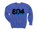 804 LOVE, a Royal Youth Crewneck Sweatshirt