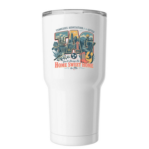 TAG Conference Tumbler, a White Insulated Tumbler