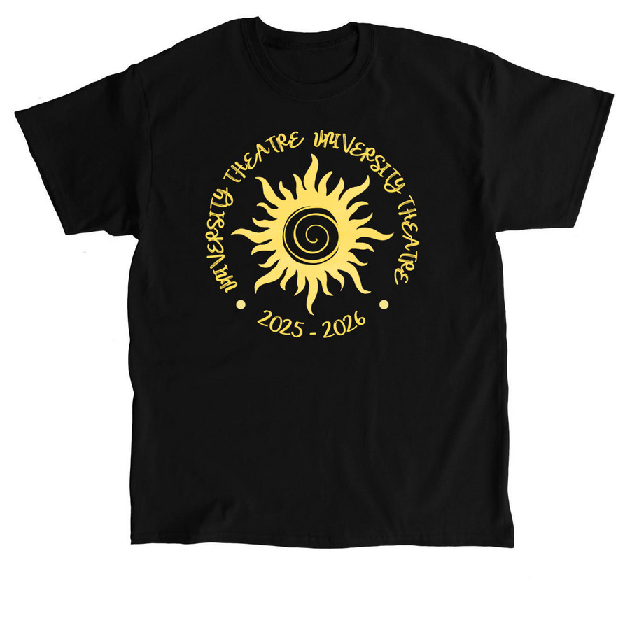 UT Spring 2026 Sun Design, a Black Classic Unisex Tee