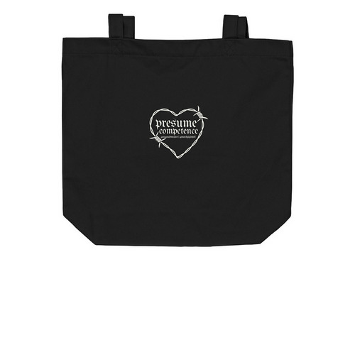 Presume Competence Bag - Watch Gigi Spell, a Black Organic Cotton Tote Bag