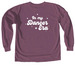 DDC Dancer Era, a Berry Comfort Colors Long Sleeve Tee (back-view)