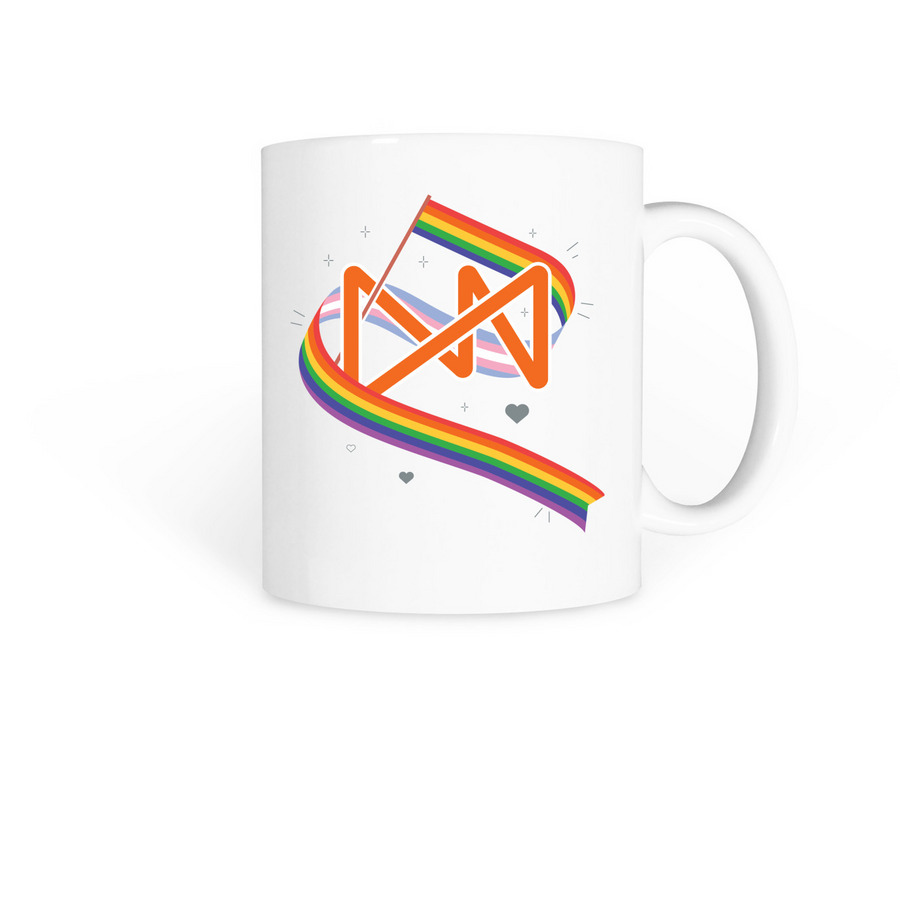 Vertafore Pride 2025 Mug, a White Coffee Mug