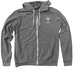 SRJC Old School Zip-up, a Deep Heather Zip Up Hoodie