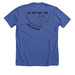 Tell Your Bike I Said, a Solid True Royal Premium Unisex Tee (back-view)