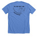 Tell Your Bike I Said, a Heather Columbia Blue Premium Unisex Tee (back-view)