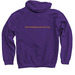 Rescue Rehab Educate Rehome, a Purple Pullover Hoodie (back-view)