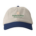 Poplar & Pine Hats - Light, a Oyster/ Pacific Printed Eco Baseball Cap
