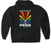 Pride@Segal 2025 Dark T-shirt, a Black Gildan Softstyle Pullover Hoodie