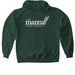 TMFP - White, a Forest Green Softstyle Pullover Hoodie