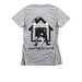 2018 Monkey's House, a Dark Heather Grey Women's Slim Fit Tee (back-view)