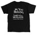You Belong, a Black Classic Unisex Tee