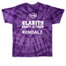 Clarity Craft-A-Thon, a Purple Classic Tie Dye Tee (back-view)