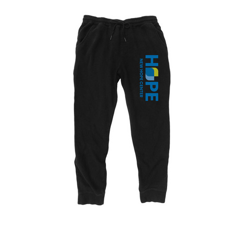 Hope Joggers, a Black Midweight Fleece Joggers